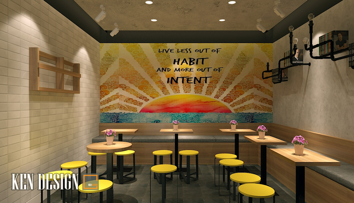 Thiết kế nội thất cafe đẹp tại Hà Nội - Bệ phóng cho sự thành công