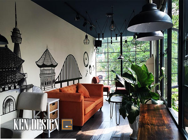 Thiết kế nội thất cho quán cafe phong cách Hàn Quốc