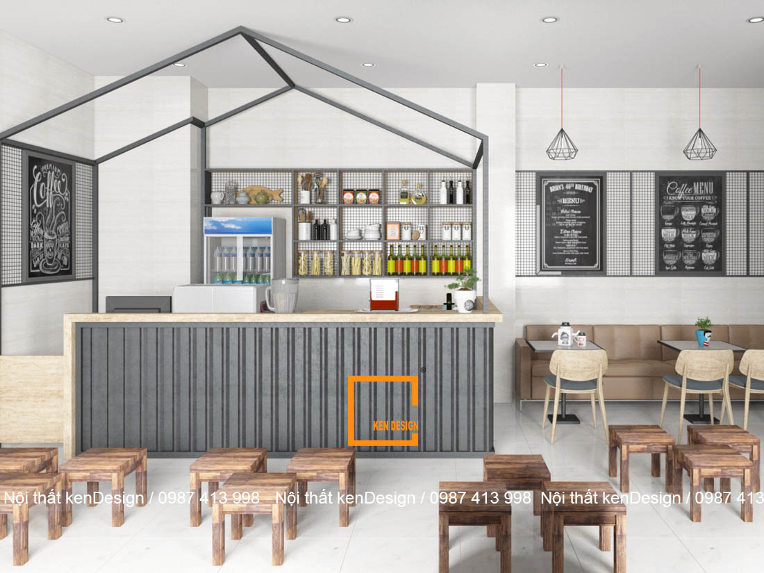 ​Thiết kế quán cafe take away – tiện lợi nhưng cũng phải đẹp