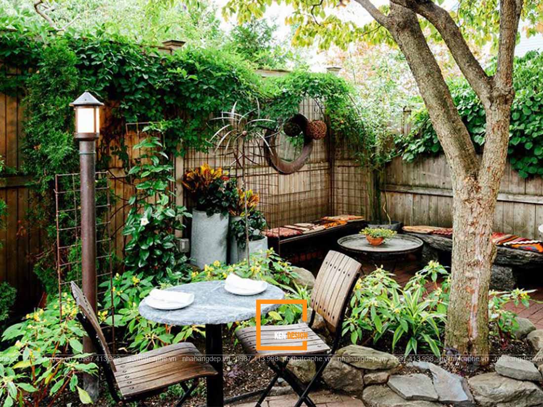 Thiết kế quán cafe sân vườn đẹp - con đường dẫn đến thành công
