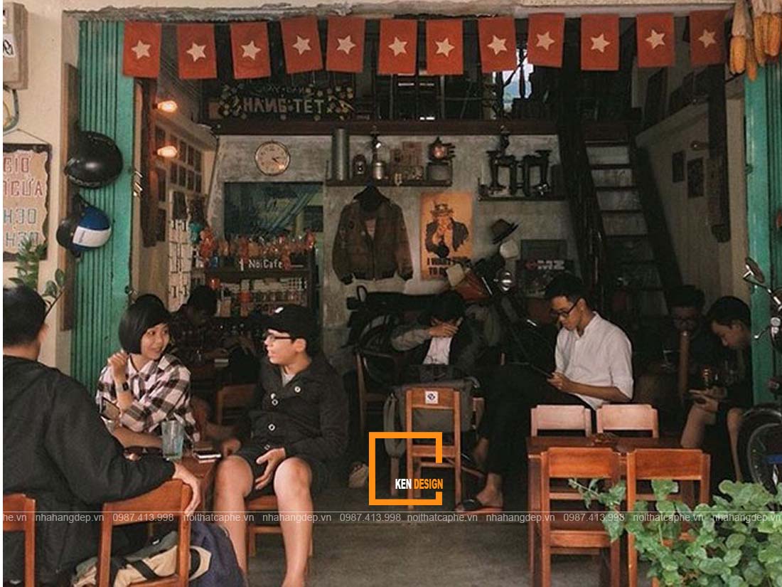 Thiết kế quán cafe cóc đẹp, cực ấn tượng với khách hàng