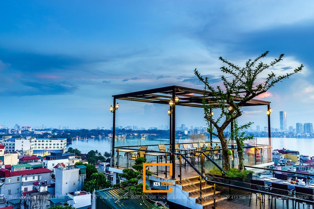 ý tưởng thiết kế quán cafe rooftop tại hồ chí minh 