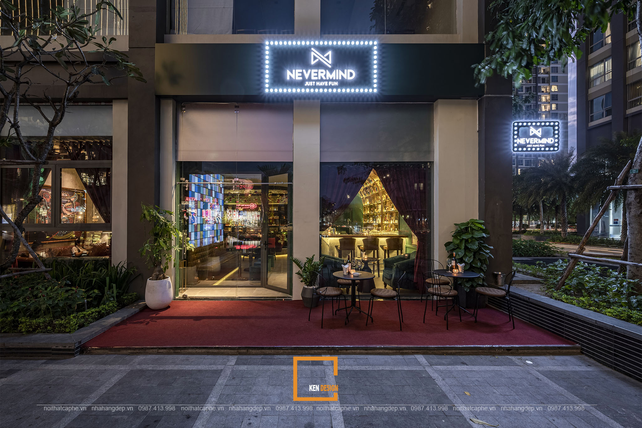 thiết kế bar lounge nevermind