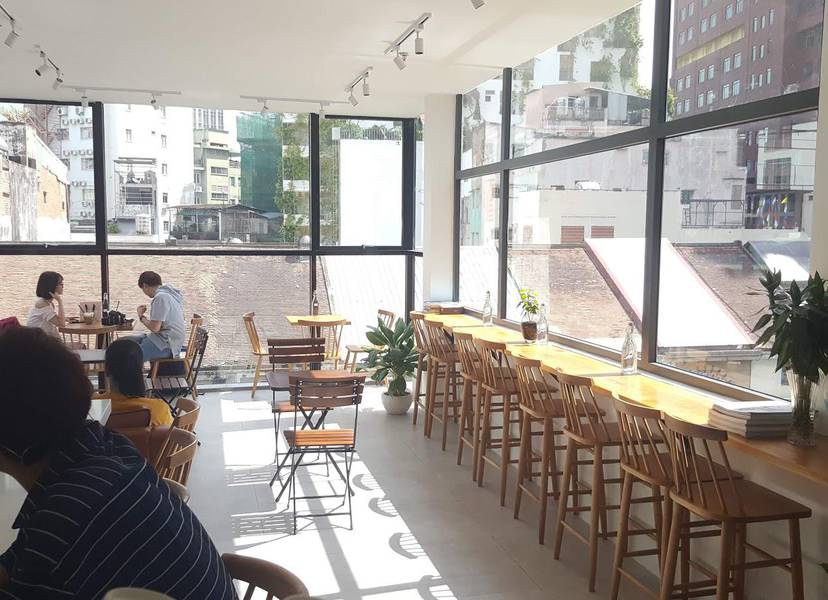 mẫu thiết kế quán cafe phong cách Hàn Quốc Infinity Coffee
