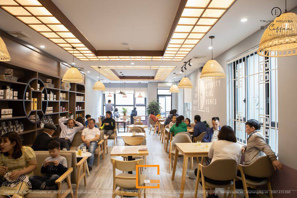 5 dấu ấn đặc biệt trong thiết kế quán cafe Trung Nguyên E-Coffee