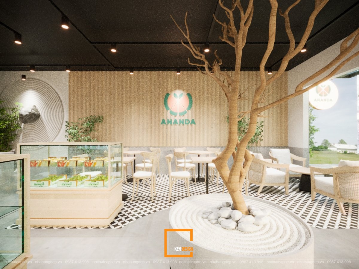 Thiết kế quán Ananda Ecopark - Không gian lắng dịu tâm hồn