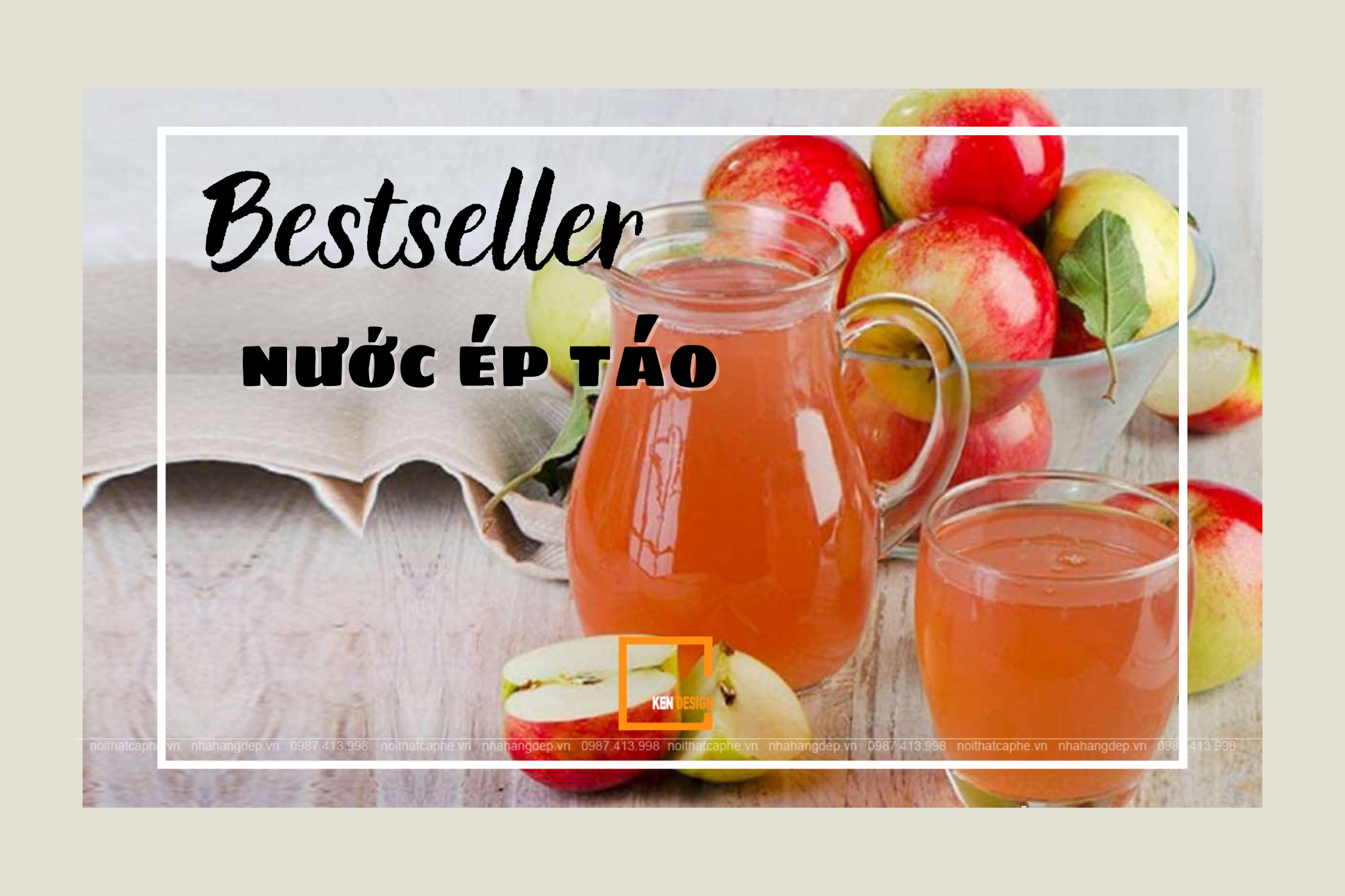 Nước ép táo - Bestseller của các quán đồ uống