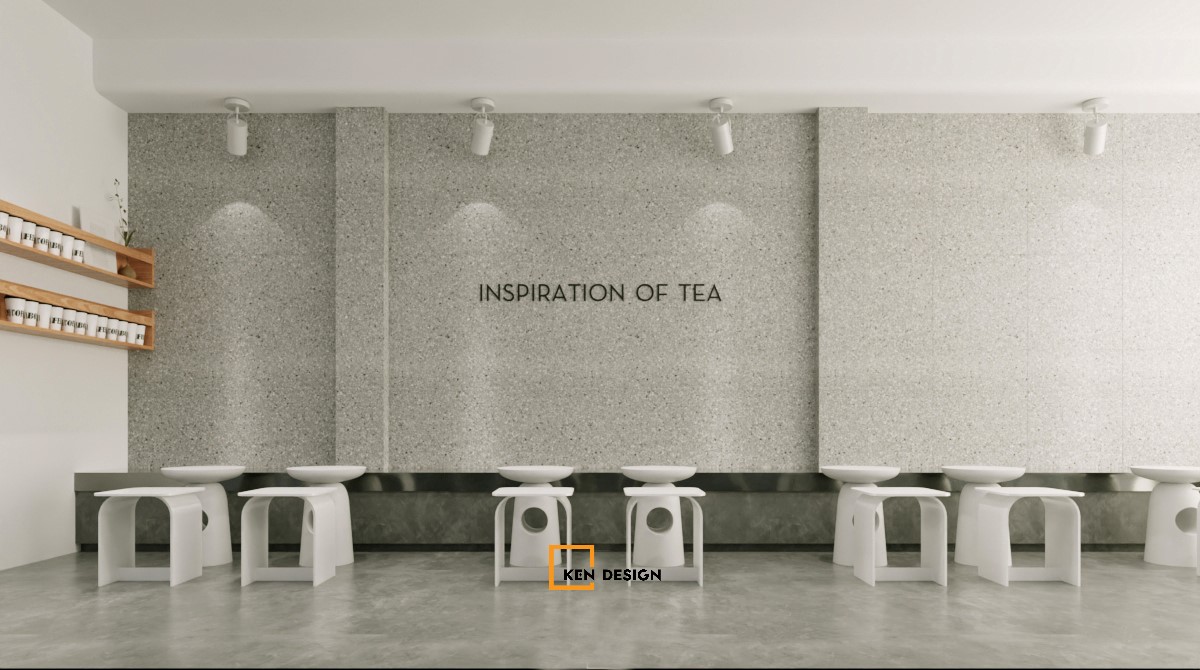 Thiết kế quán trà sữa anh Jackie Lam 