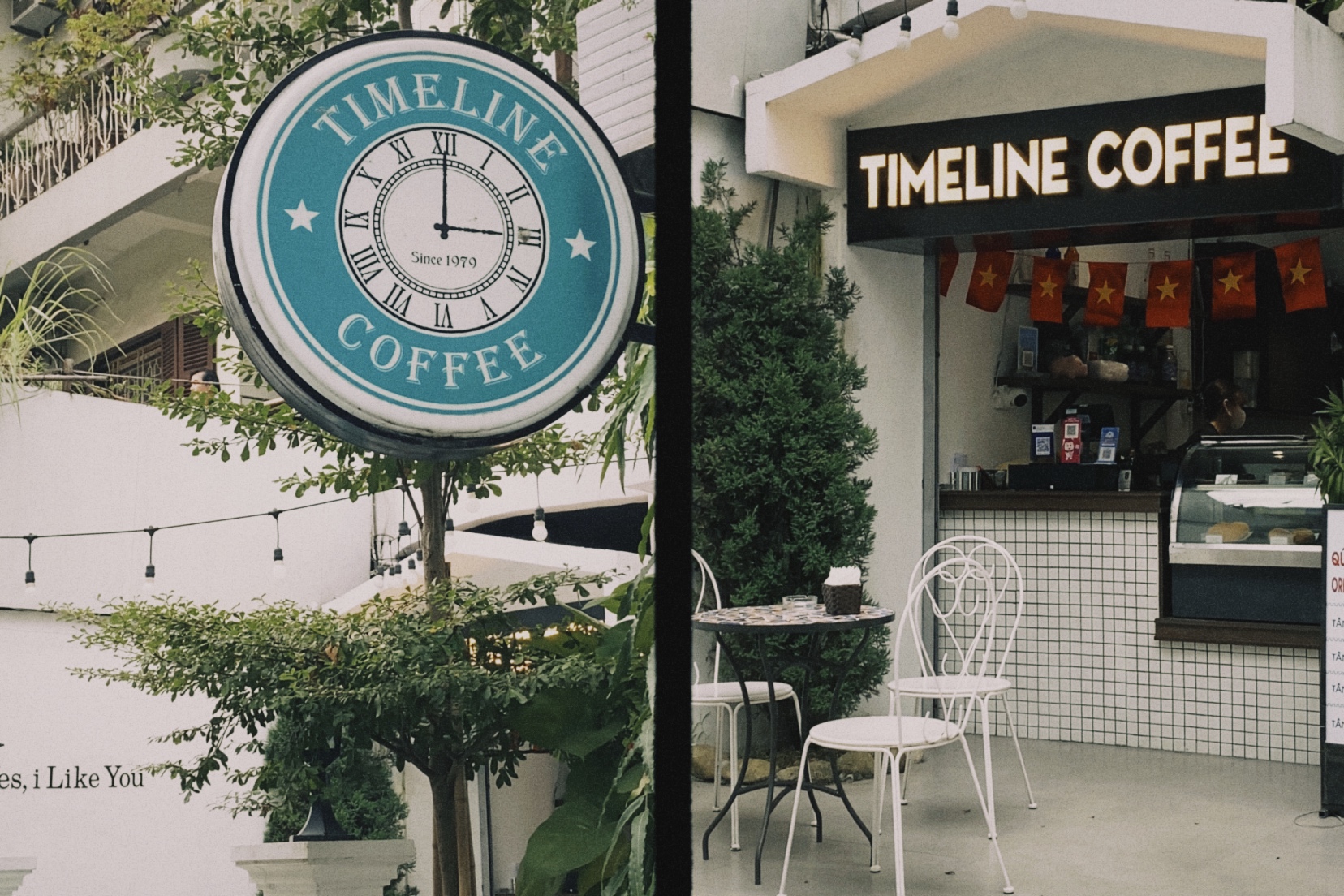 Review Timeline Coffee Thanh Xuân thiết kế ngoại thất