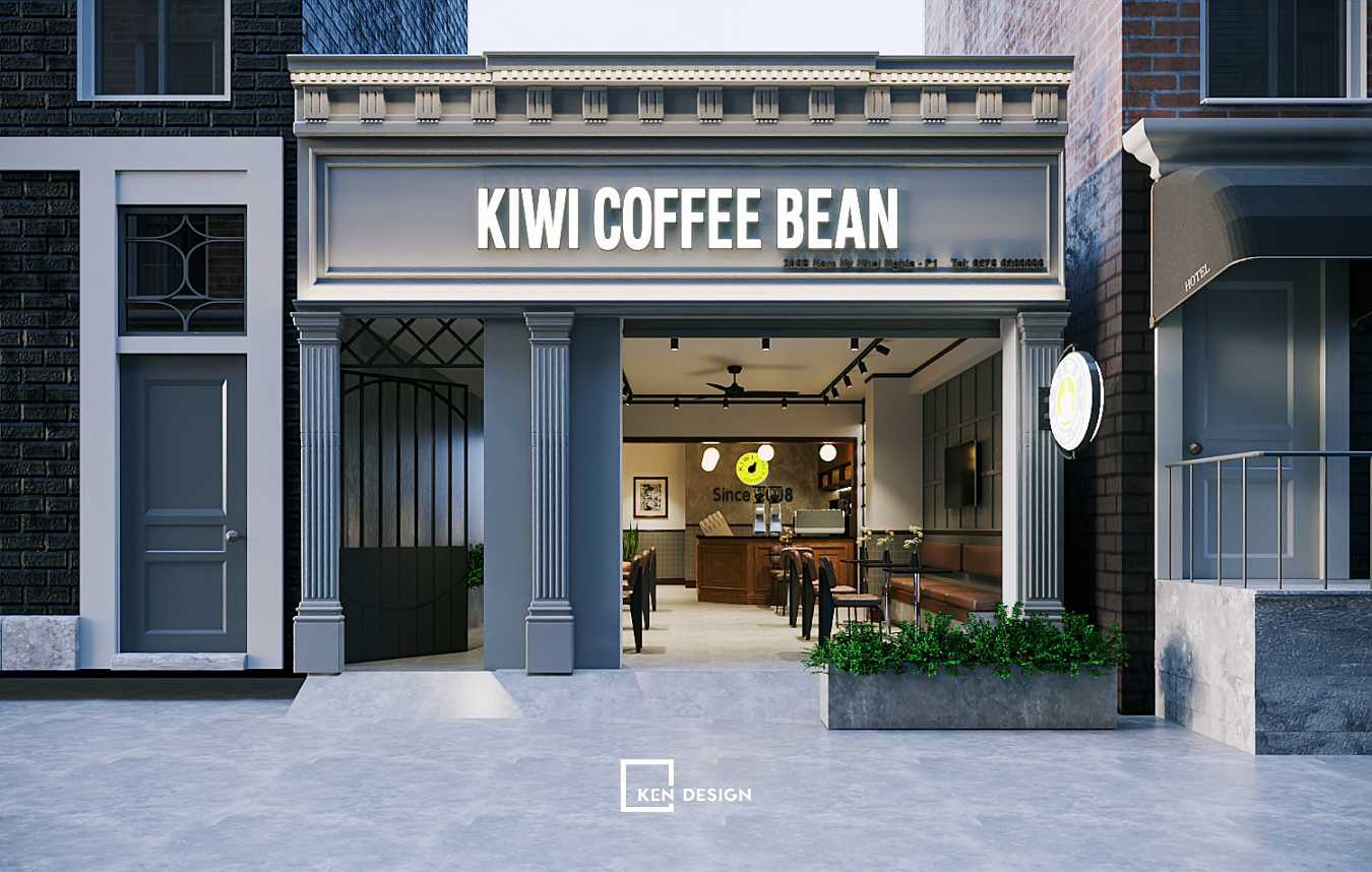 ​Thiết kế quán cafe Kiwi Coffee