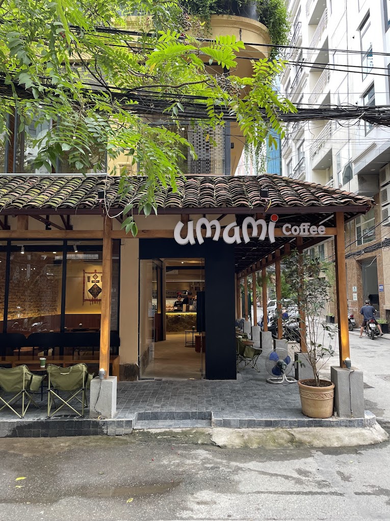 thiết kế quán coffee UMAMI Láng Hạ