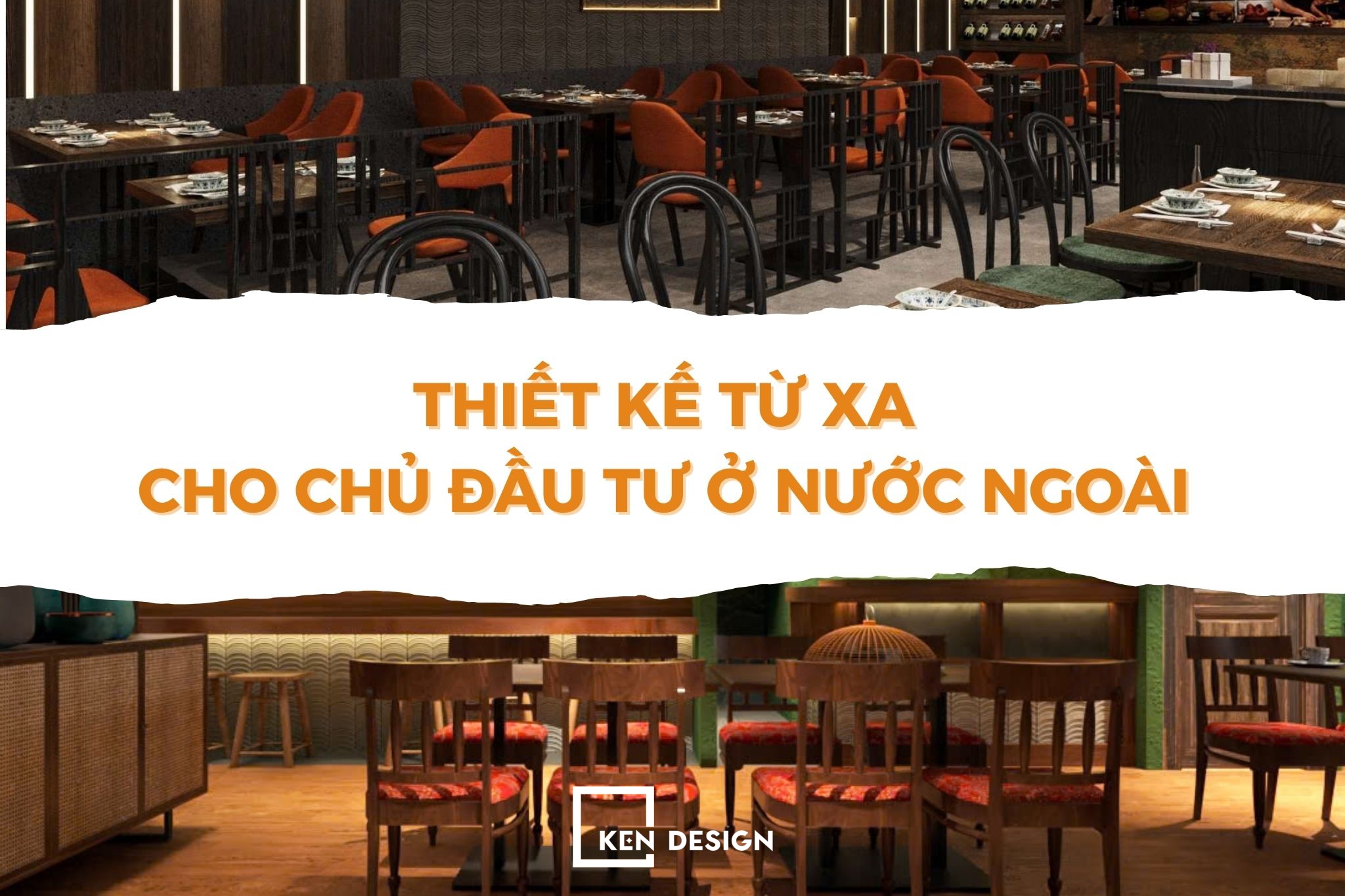 Thiết kế từ xa cho quán cafe, nhà hàng của người Việt ở nước ngoài