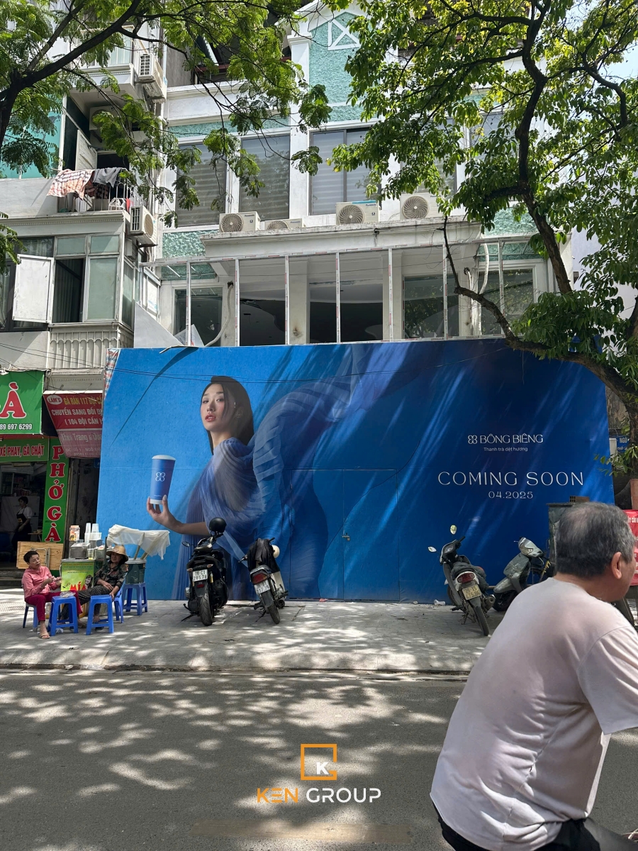 Thi công quán cafe Bông Biêng tại Đội Cấn