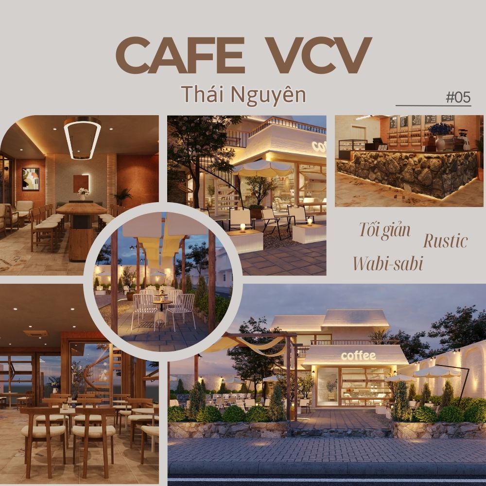 Mẫu thiết kế quán cafe sân vườn