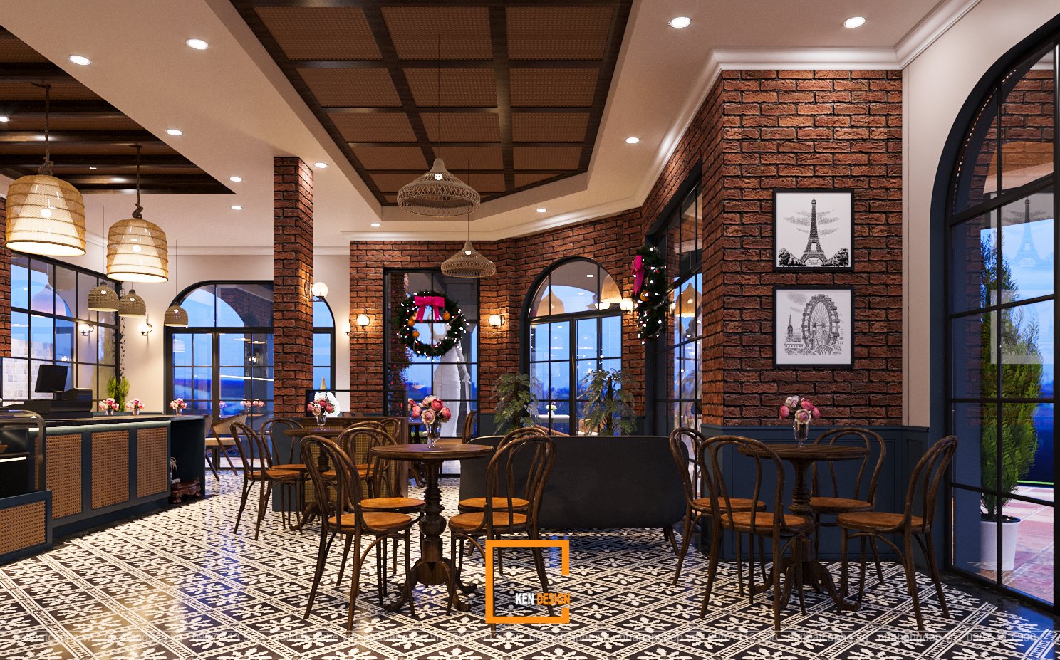 thiet-ke-cafe-trong-vincom-vinhome