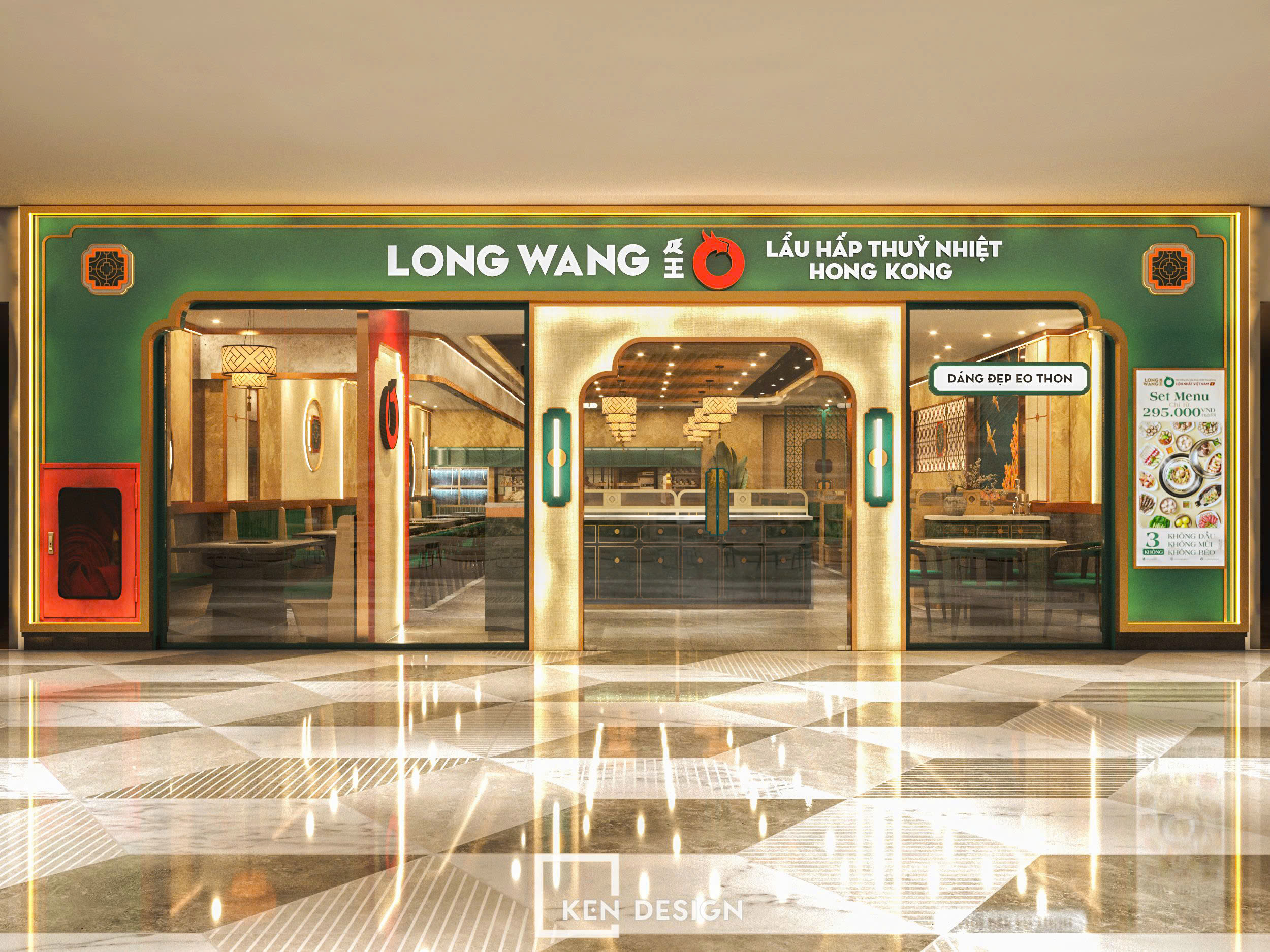 Thiết kế Longwang chuẩn hóa chuỗi tại Vincom Thảo Điền